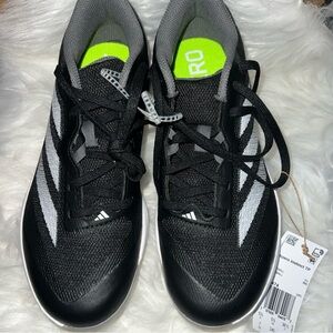 Adidas Men's Black and White Athletic Shoes